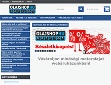 Tablet Screenshot of olajshop.hu